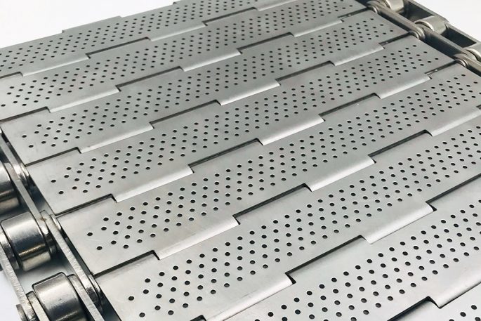 Perforated Metal Hinged Steel Belt Conveyor