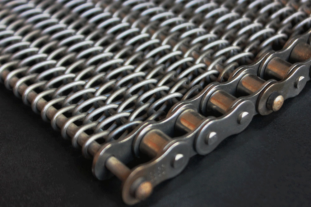 metal chain conveyor belt